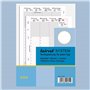 Bind17501 planificateur système A7 FINEtouch similicuir noir classeur planificateur de rendez-vous 14 x 11,5 x 3 cm avec calendr