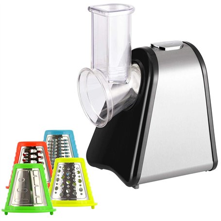 Rosenstein & Söhne Râpe électrique universelle avec 4 embouts