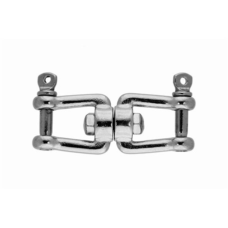 Emerillon à manille double 5mm AISI 316