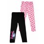 United Labels Barbie Leggings pour Filles Enfants Leggins Pantalon Fille Pantalon Sport Rose/Noir (Pack de 2) (FR/NL/SE/PL
