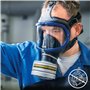 Dräger Feuilles protectrices transparentes pour masque de protection intégral X-plore 5500, 6300 et CDR 4500 (25 pièces)