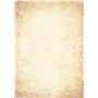 Edition Seidel - Papier à lettre vintage de qualité supérieure - 25 feuilles - Format A4 - 120 g/m² - Papier à lettre médiéval -