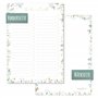 paper&you® A5 TO-DO Bloc Notes [feuille d'or] 50 pages avec espace sur le verso - durable et respectueux au climat