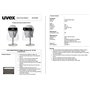 uvex 9710 Visiere de Protection Visage - Transparente - Jetable - Écran de Protection Faciale - pour Hommes et Femmes