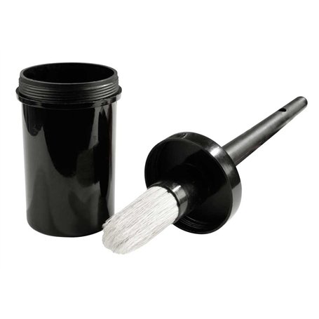 PFIFF 100555 Pinceau à Sabot avec récipient verrouillable Noir