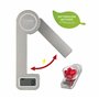 CASO Kitchen Ecostyle - Balance de cuisine design, balance de cuisine numérique à énergie cinétique, pas besoin de piles, jusqu'