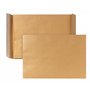 Bong Lot de 10 enveloppes à soufflet C4 autocollantes avec fond bloc et soufflet latéral