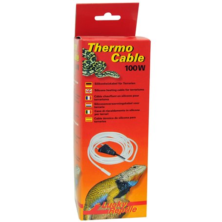 Lucky Reptile Thermo Cable - Câble Chauffant 100 W pour Terrarium - 10 m Dont 1