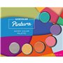 Kryolan Pintura Water Color Palette avec pinceau et éponge – Pintura 2 – 6 couleurs