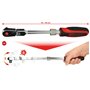 KS TOOLS 1/4" SlimPOWER telescopic-joint reversible ratchet, 72 teeth 914.1420 Couleur
