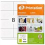 Printation Étiquettes Autocollantes 105 x 70 mm - 200 Étiquettes Adresse Blanches