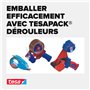 tesa Dérouleur Manuel Classic – Dévidoir Universel pour le Déroulage de Rubans Adhésifs – Support en Métal Robuste – Pour Rubans