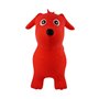 Jamara 460454 – Animal Sauteur Chien Rouge avec Pompe - Favorise Le Sens De L‘Équilibre, Oreilles d‘Animaux comme Support, résis