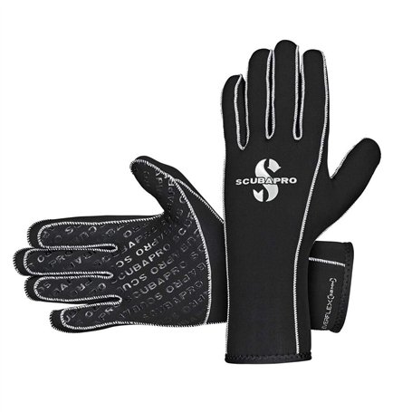 Scubapro Gants EVERFLEX 3.0 BLK M Kit de détendeur pour plongée en Eau Froide Unisex-Adult
