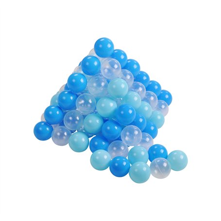 Knorrtoys 56771 Balles Set Ø 6 cm – 100 Balls/Soft Blue/White Balle