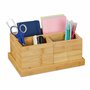Relaxdays Organiseur de Bureau en Bambou