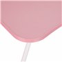 Relaxdays Table de lit, Tablette canapé, HxLxP : 26x63x40 cm, Support Pliable pour Ordinateur Portable, MDF et Fer, Rose