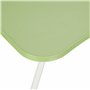 Relaxdays Table de lit, Tablette canapé, HxLxP : 26x63x40 cm, Support Pliable pour Ordinateur Portable, MDF et Fer, Vert
