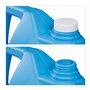 Relaxdays Contenant pour Savon Liquide, 4 litres, à remplir, pour Machines à Bulles, Bleu