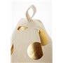 HEITMANN DECO Butoir de Porte en Tissu Naturel Doré Normal