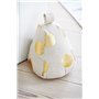 HEITMANN DECO Butoir de Porte en Tissu Naturel Doré Normal