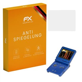 atFoliX Protecteur d'écran compatible avec Nintendo GBA SP Film Protection d'écran