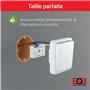 ELEKTROBOCK CS3-1B Relais temporisé | Interrupteur temporisé 230 V | pour Ventilateurs et éclairage | Montage dans la boîte d'en