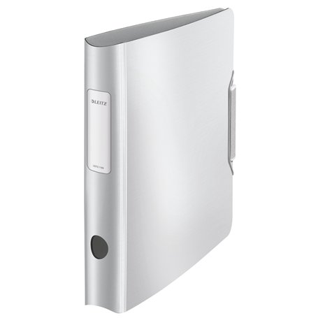 Leitz 11090004 Classeur à levier Effet Brossé -Blanc - 6