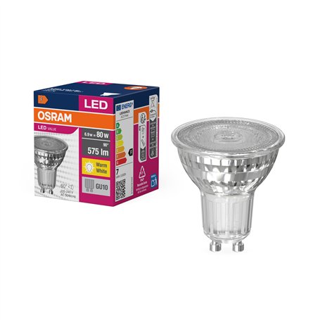 OSRAM LED Star Value Ampoule PAR16 à réflecteur LED avec culot GU10 GL 575 lumens