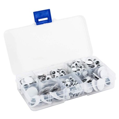 Ideen mit Herz Yeux mobiles | Yeux mobiles | autocollants | 7 tailles | 360 pièces | yeux à coller