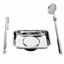 S&R Plateau et balais magnétique 64x93mm + Stylo magnétique télescopique jusqu'à 625 mm + miroir flexible Ø 32 mm extensible jus