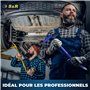 S&R 2 Pieds-de-Biche Professionnels 50 cm et 80 cm – Arrache-Clous Pied de Vache Pince à décoffrer Bois Clous Palettes et Matéri