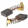 vhbw 2x balais charbon 7 x 18 x 16 mm remplace Makita CB-203, 191953-5, CB-203A pour outil électrique + ressort