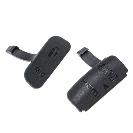 vhbw Cache-connecteurs Compatible avec Canon EOS 600D Appareil Photo - Capuchons de Rechange pour diverses bornes et connexions