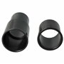 vhbw 2x Adaptateur d'aspirateur pour buse d'aspirateur, tube d'aspirateur/poignée avec connexion 32 et 35 mm - noir, plastique