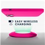 kwmobile Housse Compatible avec Apple iPhone 14 Coque - Coque de téléphone Fine avec Finition Douce - Rose Fluo
