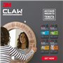 Crochet pour tableaux spécial plaque de plâtre 3M CLAW 20 kg, 3PH20-2WMR, 2 crochets