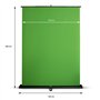Toile de fon Extensible | Écran Vert | Toile pour Photographie, vidéo et TV | Fond de Studio | Pliable et Facile à Transporter |