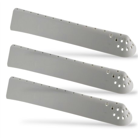 DEKAROX Lot de 3 nervures de tambour pour Candy Hoover Otsein 43005989 - 310 x 61 x 42 mm - Avec 31 trous - Pour machine à laver
