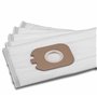 vhbw 5x Sacs remplacement pour Rowenta ZR005001 pour aspirateur - microfibres non tissées, 30cm x 13cm, blanc