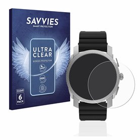 savvies Protection Ecran pour Fossil Gen 6 Hybrid Machine (45mm) (6 Pièces) - Film Protection Ultra Clair