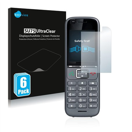 savvies Protection Ecran pour Gigaset S700H PRO (6 Pièces) - Film Protection Ultra Clair