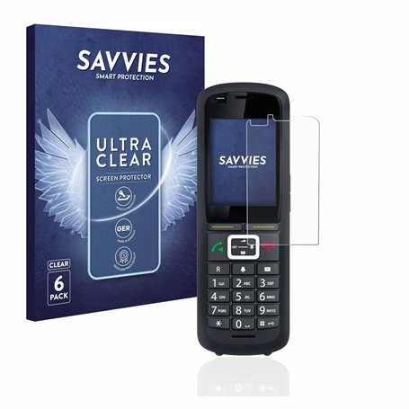 savvies Protection Ecran pour Gigaset R700H Pro (6 Pièces) - Film Protection Ultra Clair