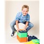Burda kids Patron de couture pour garçon #9209 Chemise avec col montant et chemise à manches courtes avec poche poitrine Taille