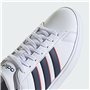 adidas Grand Court 2.0 Chaussures de Tennis pour Homme, Ftwwht/Bleu foncé/Prelsc, 42 2/3 EU