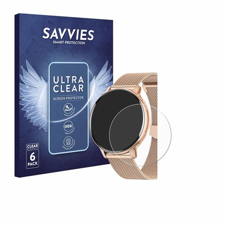 savvies Protection Ecran pour Hasakei S53 1.39" (6 Pièces) - Film Protection Ultra Clair