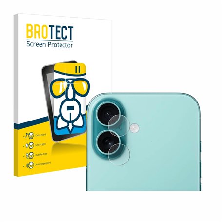brotect Protection Écran Verre pour Apple iPhone 16 (Caméra UNIQUEMENT) Film Protecteur Vitre 9H [Anti-Rayures