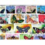 Motives 100 Divers Papillons Timbres (Timbres pour Les collectionneurs) Papillons