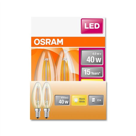 OSRAM LED Star Classic B40 LED lampe pour la base E14