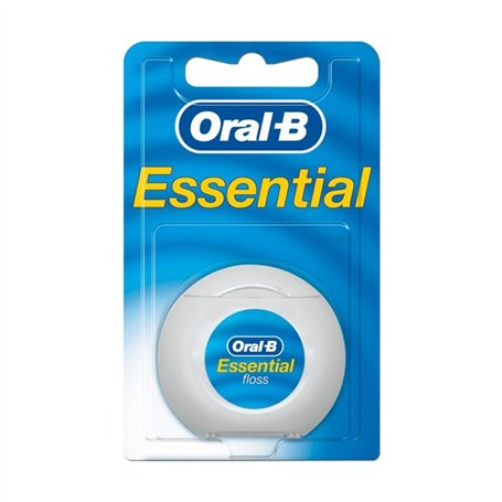 Oral-B Fil dentaire ciré Essentialfloss 50M (Lot de 6 )